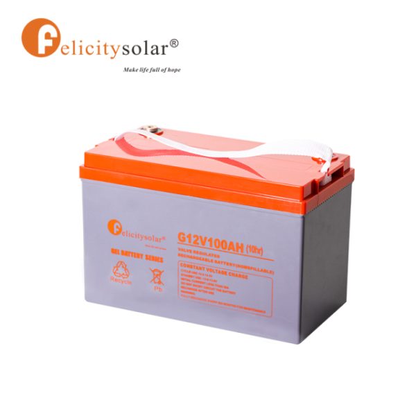 Felicity Solar 12V 100Ah Gel Deep Cycle Battery