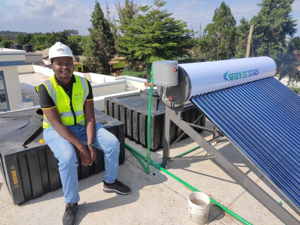 Seven SS 300L White Non-Pressurized Solar Water Heater - Image 2