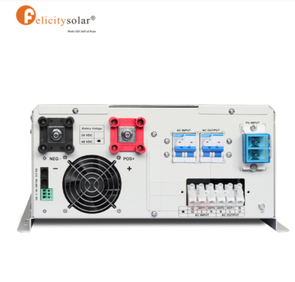 Felicity 5KVA 48V 120A Low Frequency Hybrid Inverter - Image 2
