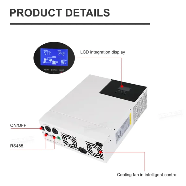 Solarthon STS30224 3KW 24V Hybrid Inverter - Image 2