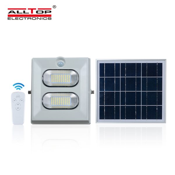 Alltop 100W Solar Floodlight with Motion Sensor - Image 3